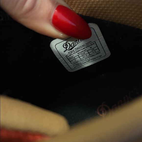 Danner jag lace up Red and Brown Women's Hiking Boots free people - Picture 5 of 6